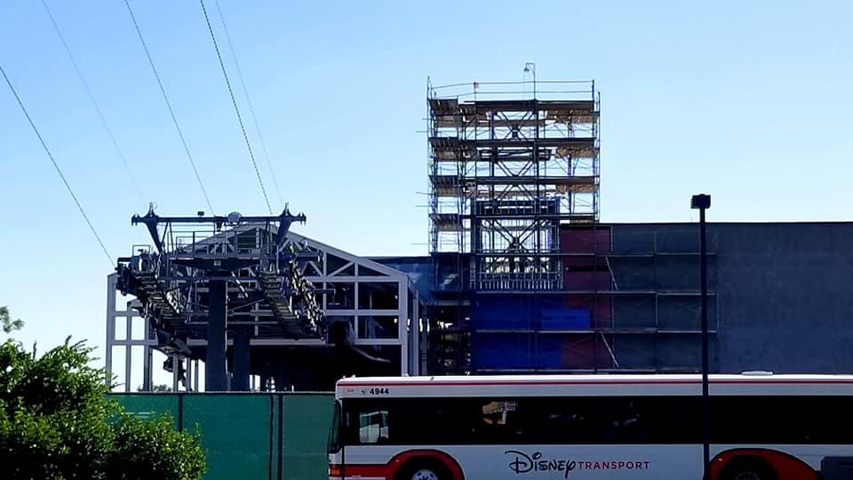 Disney Skyliner Construction