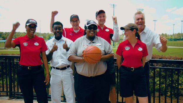 Cast Members At The Espn Wide World Of Sports Send Some Love To