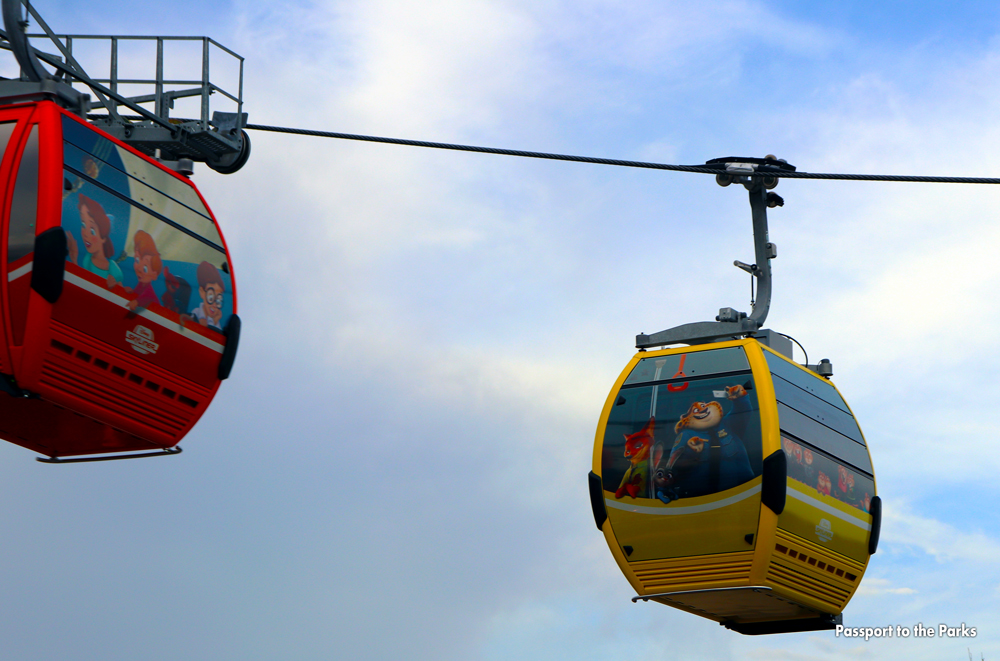 Disney Skyliner Character Gondolas Hourglass Lake